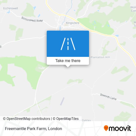 Freemantle Park Farm map