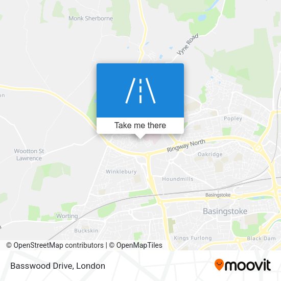 Basswood Drive map