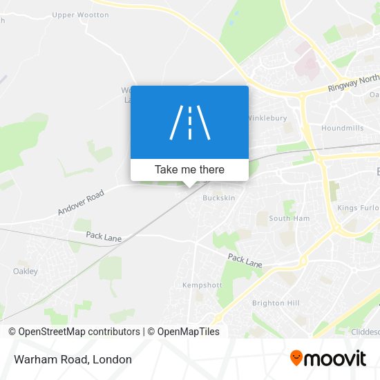 Warham Road map