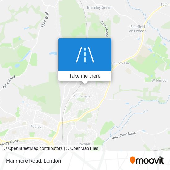 Hanmore Road map