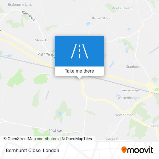 Bernhurst Close map