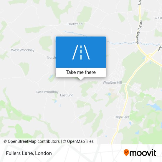 Fullers Lane map