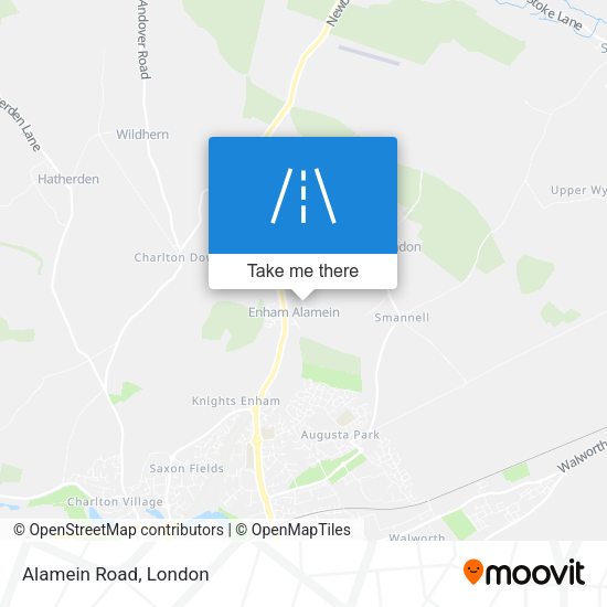Alamein Road map