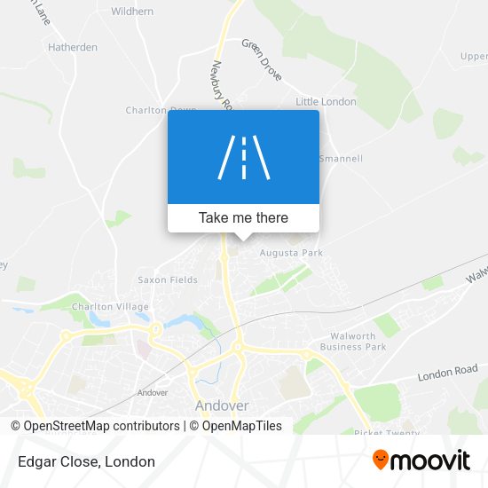 Edgar Close map