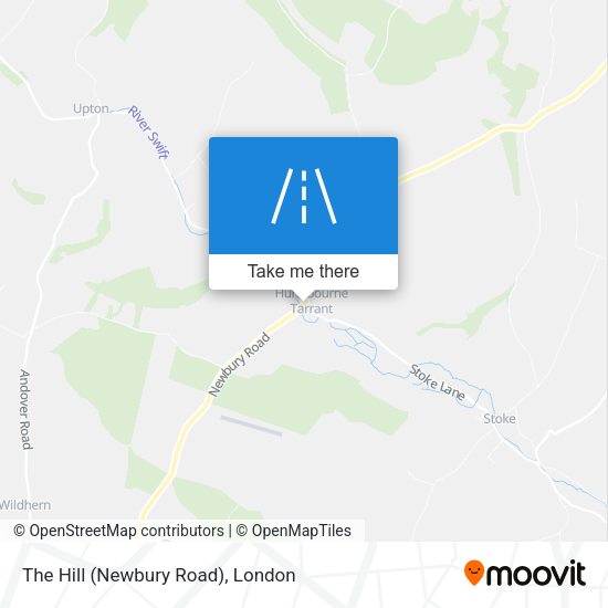 The Hill (Newbury Road) map