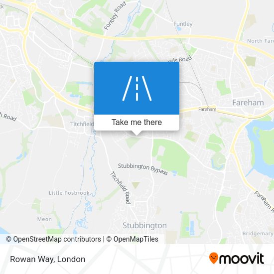 Rowan Way map