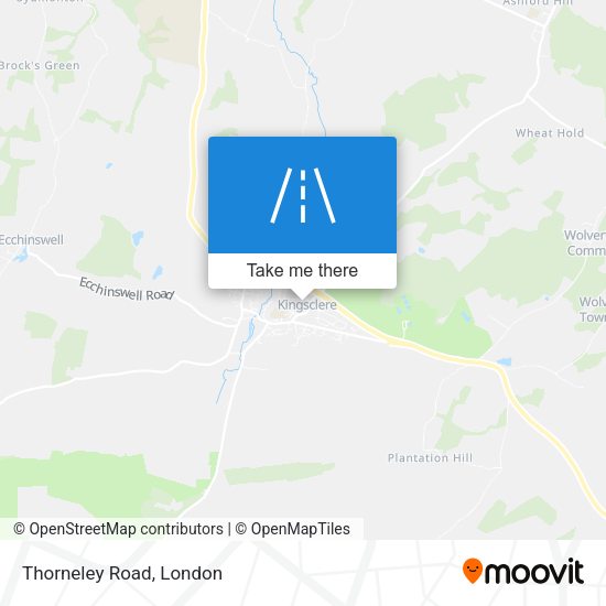 Thorneley Road map