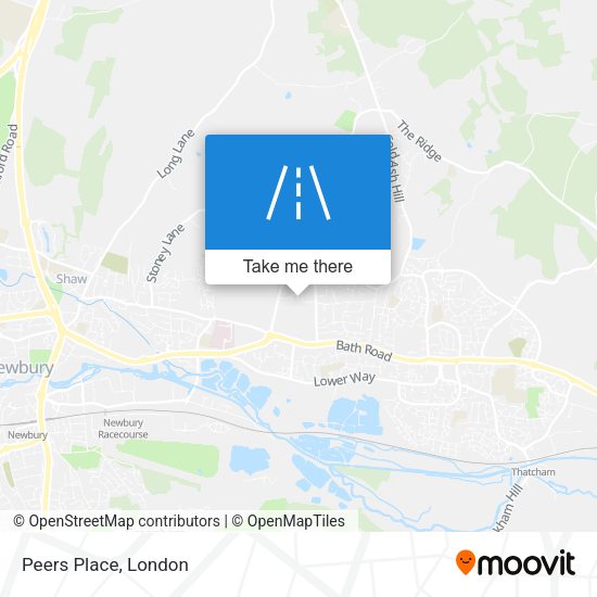 Peers Place map