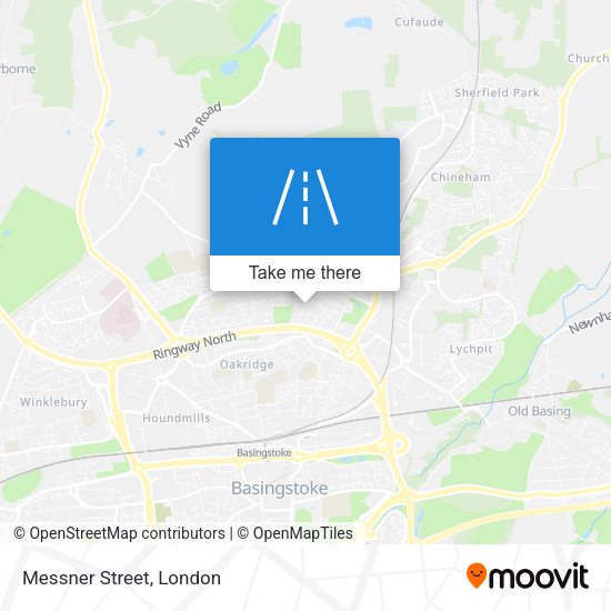 Messner Street map