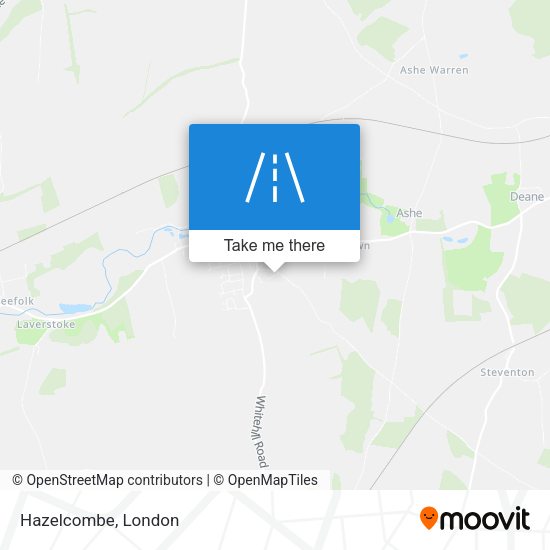 Hazelcombe map