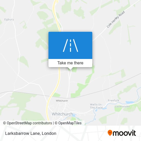 Larksbarrow Lane map