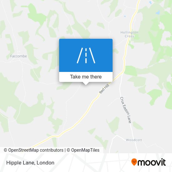 Hipple Lane map