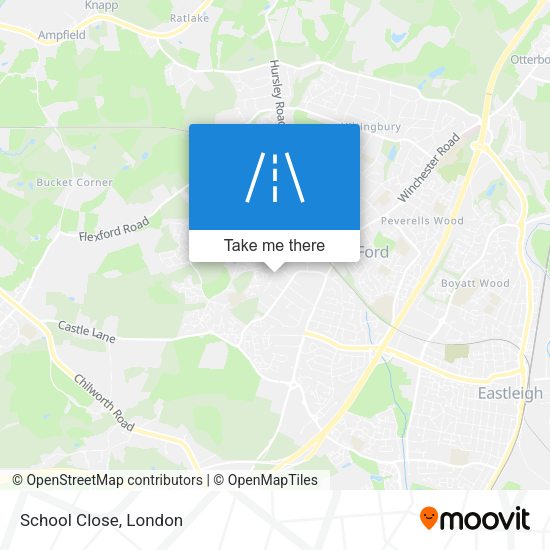 School Close map