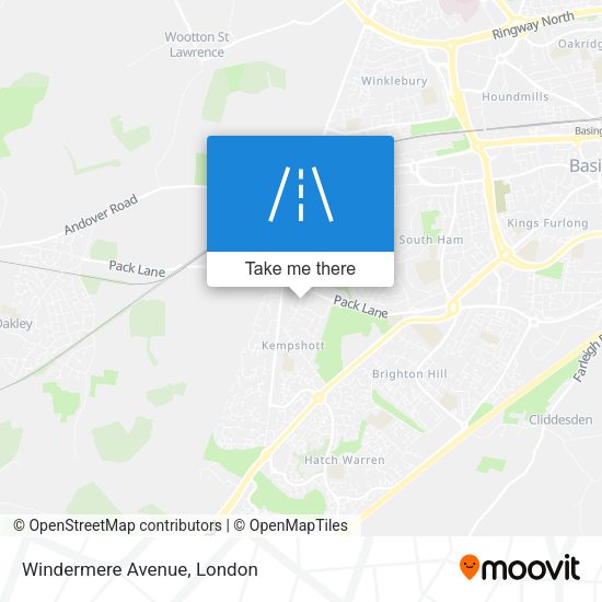 Windermere Avenue map