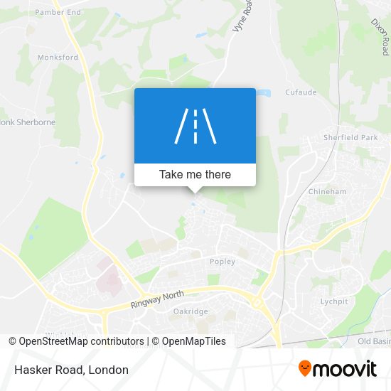 Hasker Road map
