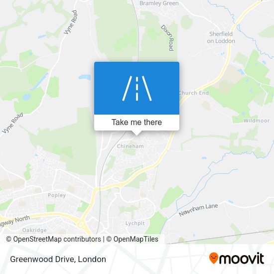 Greenwood Drive map