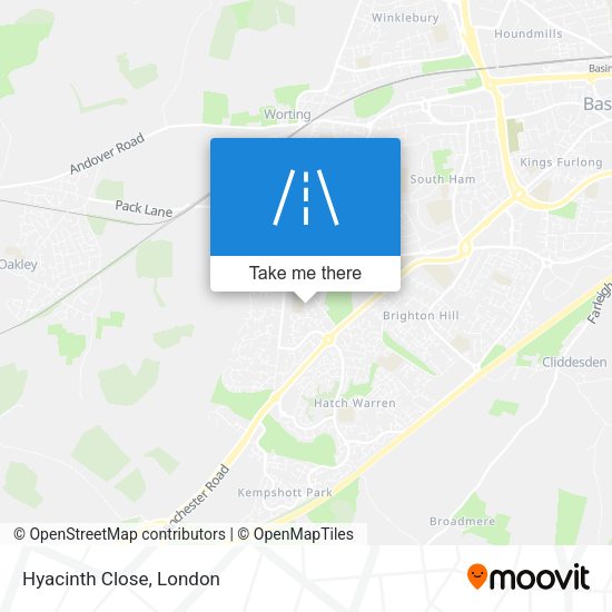 Hyacinth Close map