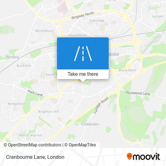 Cranbourne Lane map