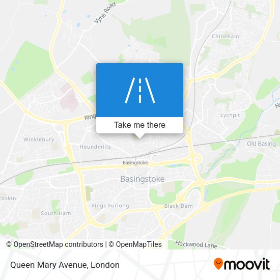 Queen Mary Avenue map