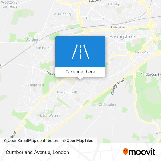 Cumberland Avenue map