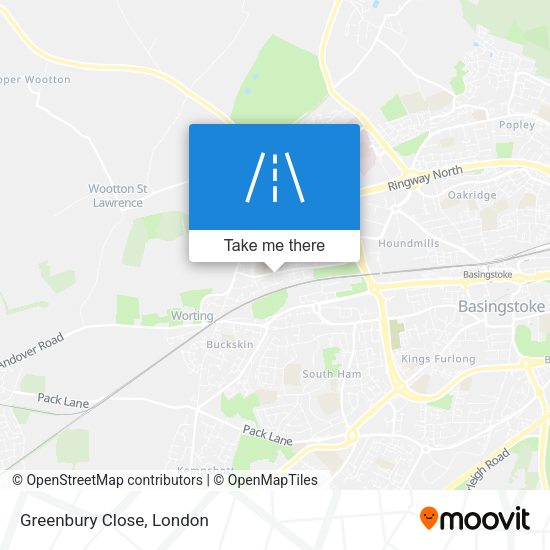 Greenbury Close map