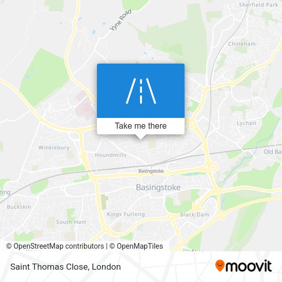 Saint Thomas Close map