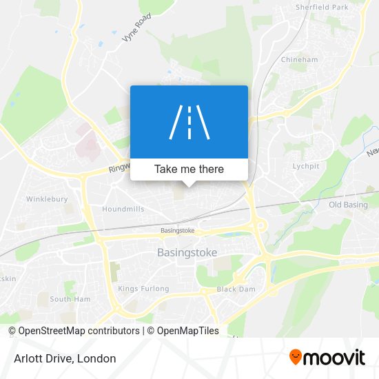 Arlott Drive map