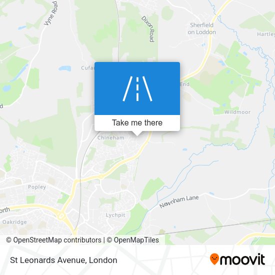 St Leonards Avenue map