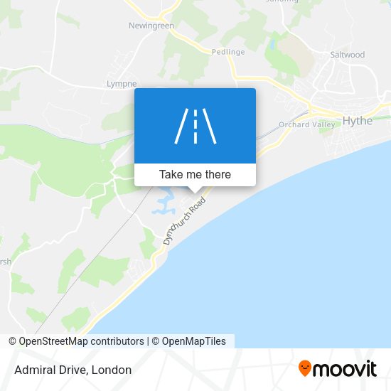 Admiral Drive map