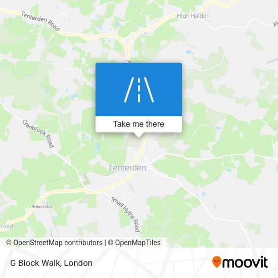 G Block Walk map