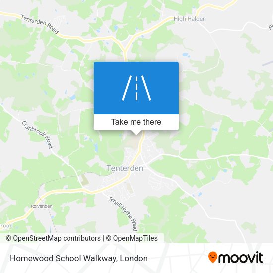 Homewood School Walkway map