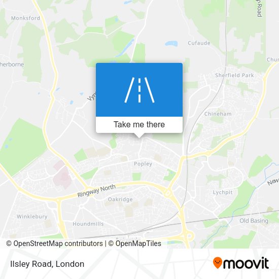 Ilsley Road map