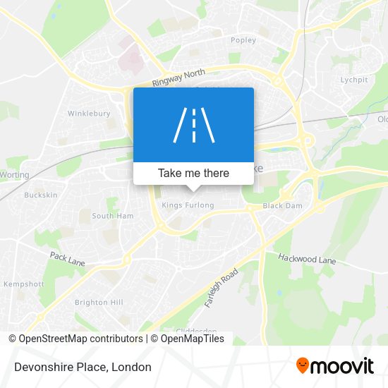 Devonshire Place map