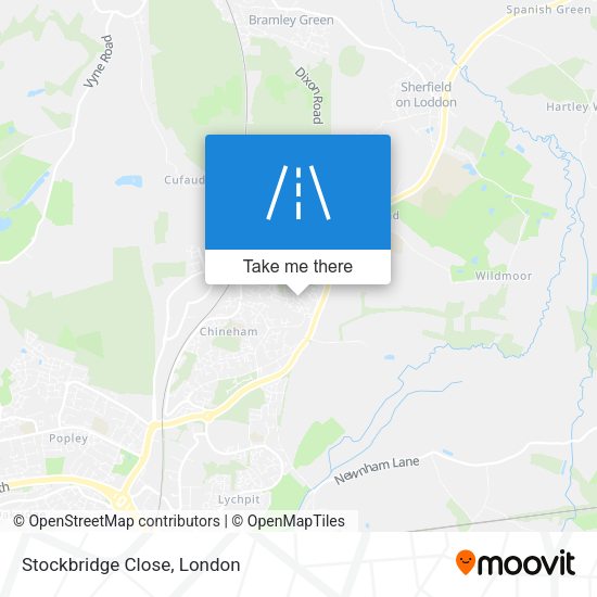 Stockbridge Close map