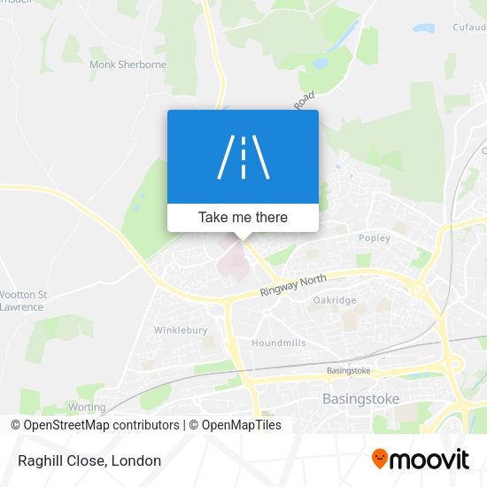 Raghill Close map
