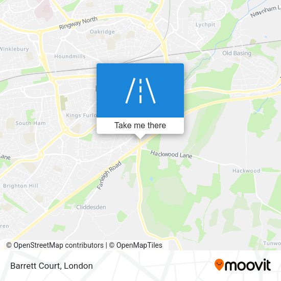 Barrett Court map