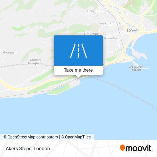 Akers Steps map