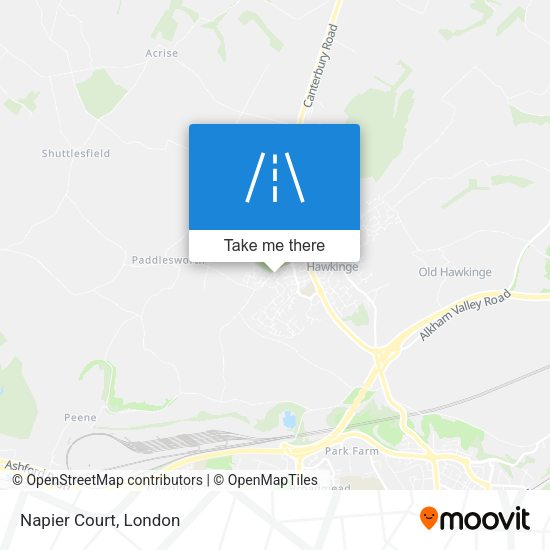 Napier Court map