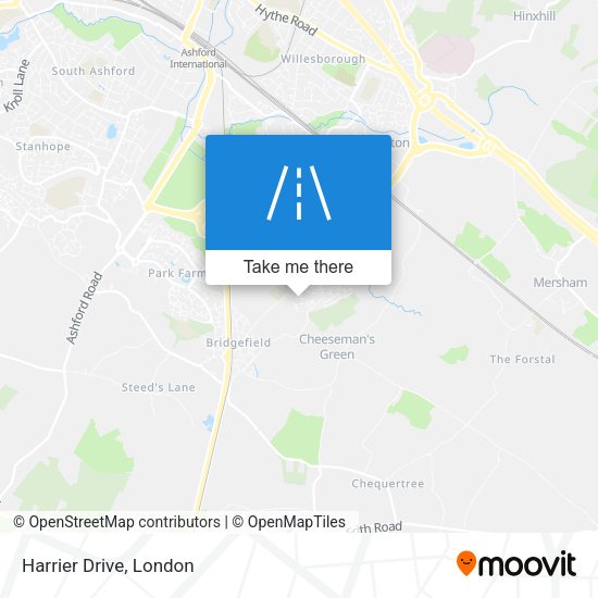 Harrier Drive map