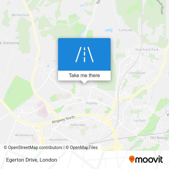 Egerton Drive map