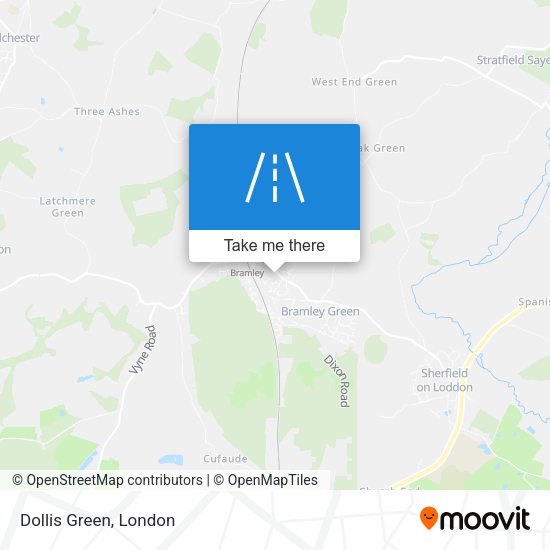 Dollis Green map