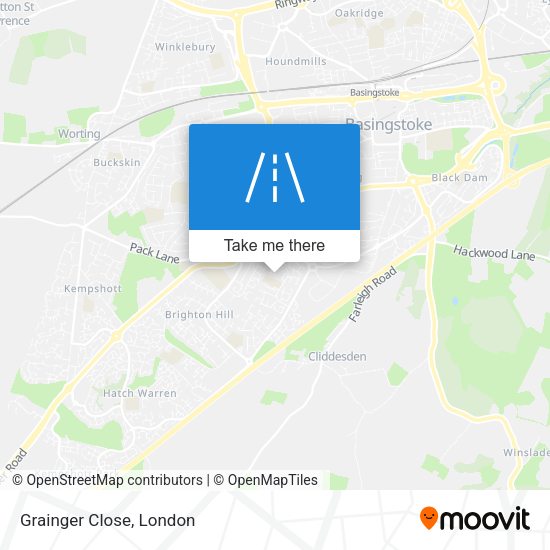 Grainger Close map