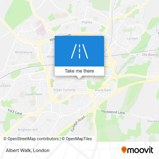 Albert Walk map