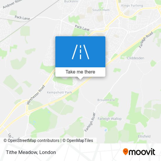 Tithe Meadow map