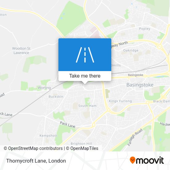 Thornycroft Lane map