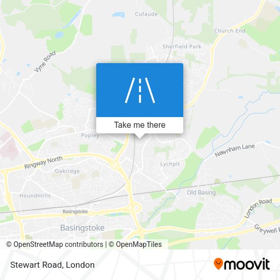 Stewart Road map