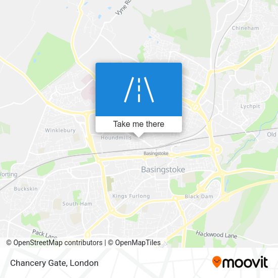Chancery Gate map