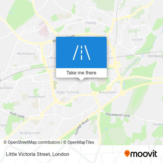 Little Victoria Street map