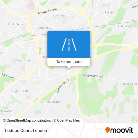 Loddon Court map