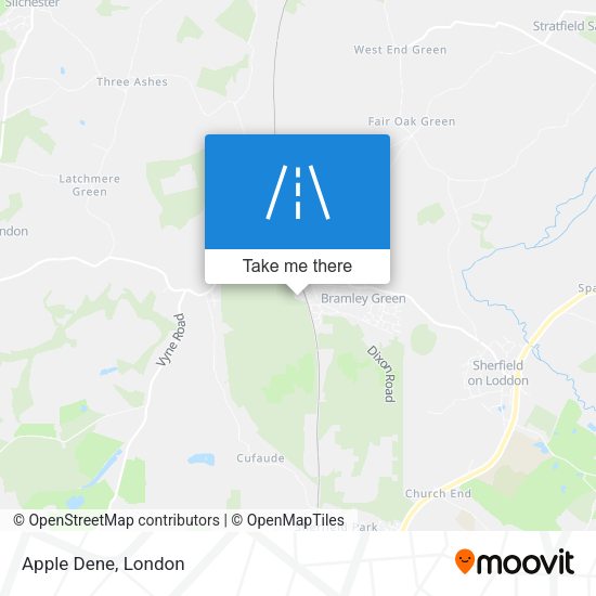 Apple Dene map